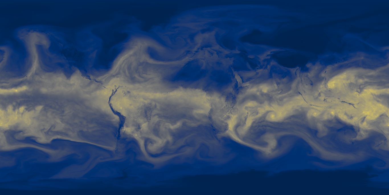 Global map of ECMWF IFS deterministic initial conditions